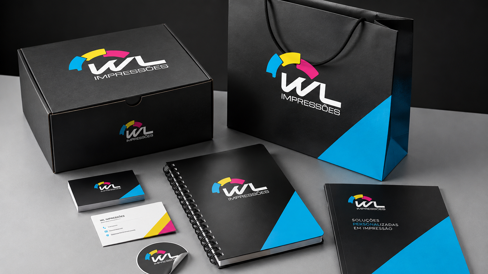 Impressos personalizados para empresas com diferentes papéis, formatos e acabamentos