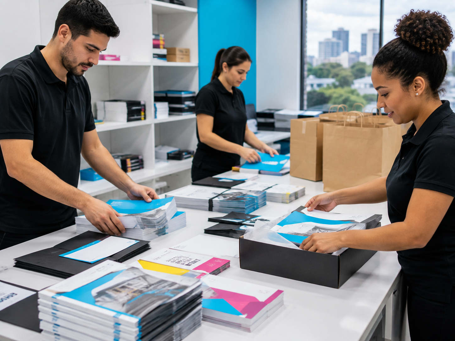 Panfleto, flyer e folder impressos utilizados em diferentes ações de divulgação