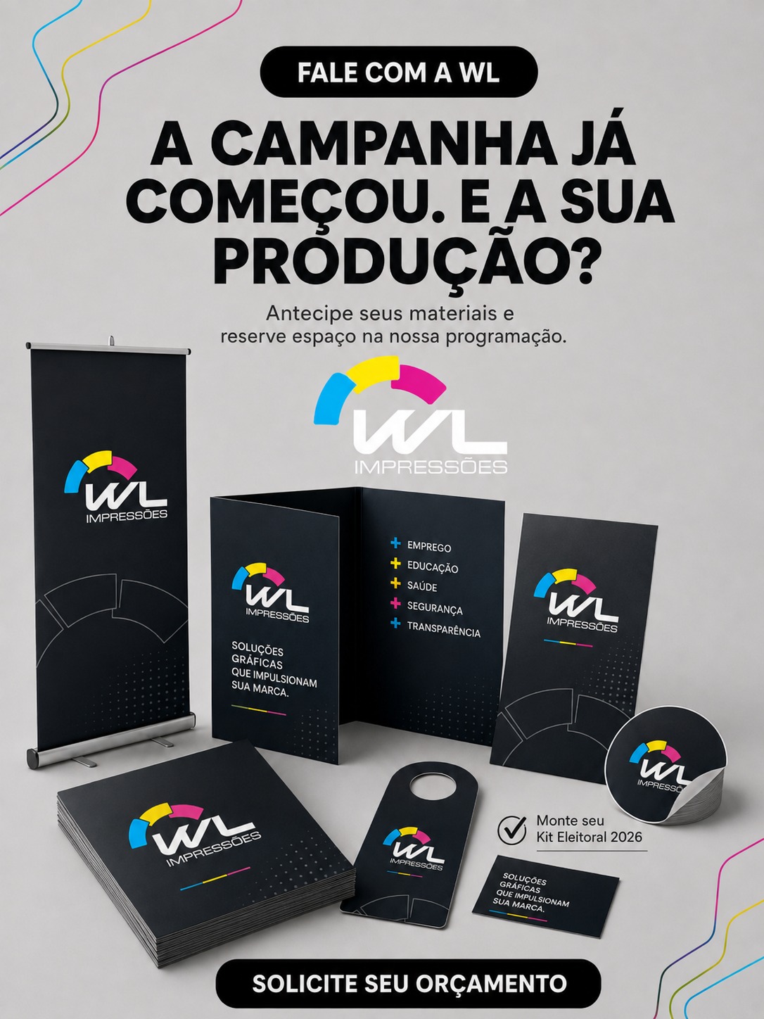 Kit Eleitoral 2026: quais materiais gráficos usar em uma campanha?