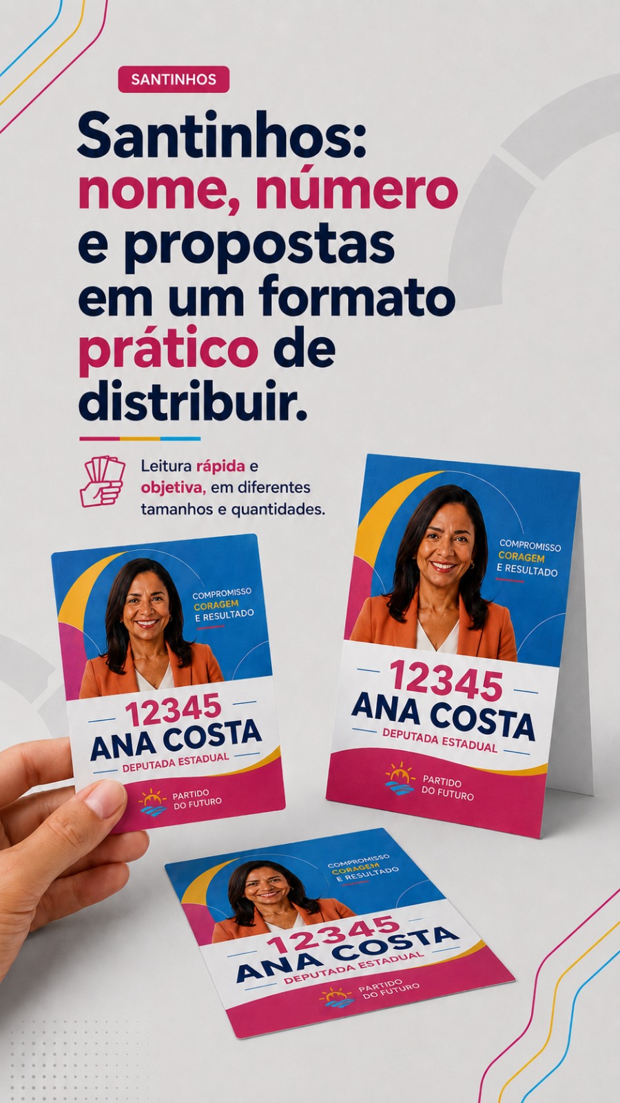 Materiais gráficos para campanha eleitoral: escolha o formato certo para cada ação