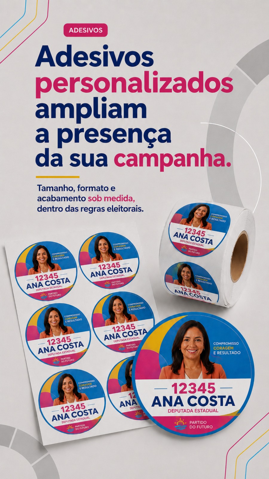 Materiais gráficos para campanha eleitoral: escolha o formato certo para cada ação