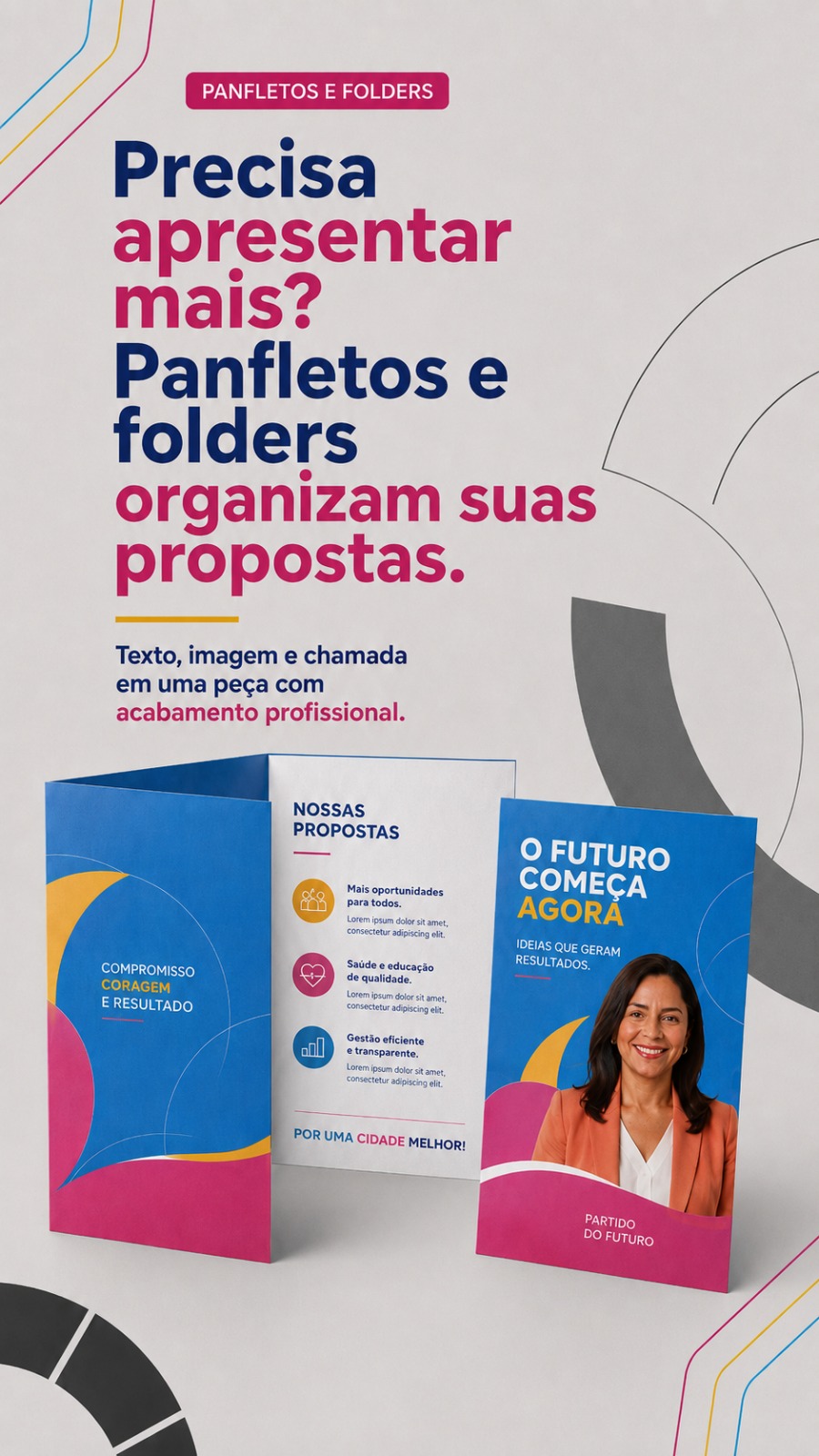 Materiais gráficos para campanha eleitoral: escolha o formato certo para cada ação