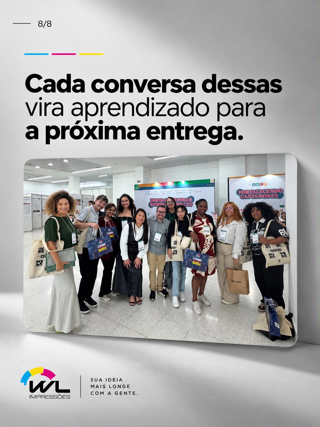 WL Impressões no Festival ABCR 2026: aprendizados, conexões e presença de marca